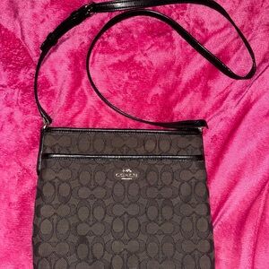 Coach Signature Black Crossbody Bag